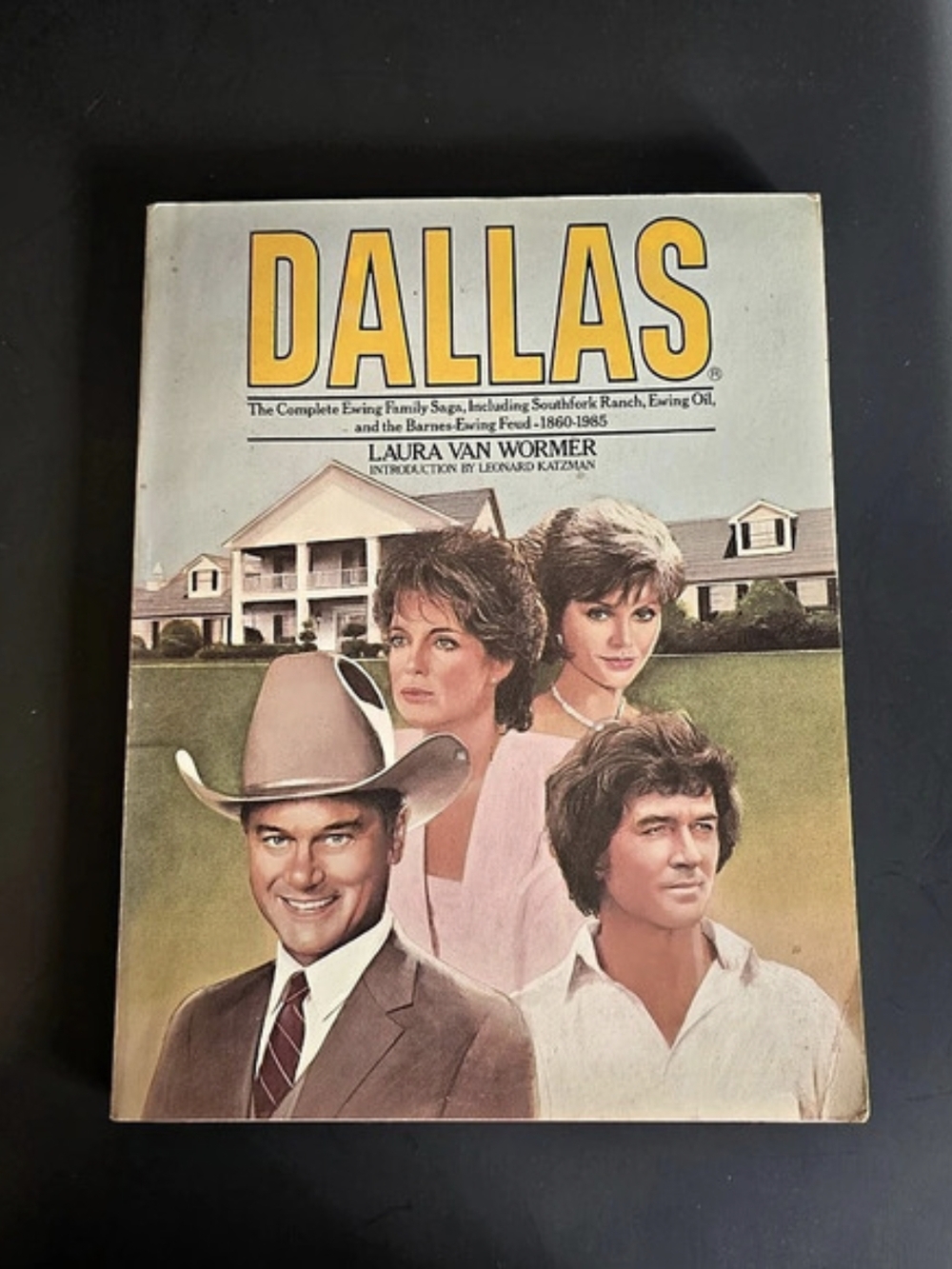 Vintage 1985 Dallas Complete Ewing Family Saga Book Club Edition